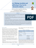 Influence of Alloying, Inoculation and Preconditioning On Grey Iron For Automotive Industry