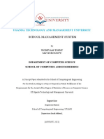 School Management System: Uganda Technology and Management University