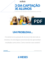 GESTÃO DA CAPTAÇÃO DE ALUNOS. Tenha em sua Instituição de Ensino uma captação de alunos profissional e eficiente