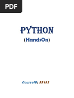 Python Hands On