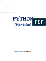 Python Hands On