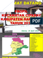 Peta Kecamatan Ciparay Batas Wilayah