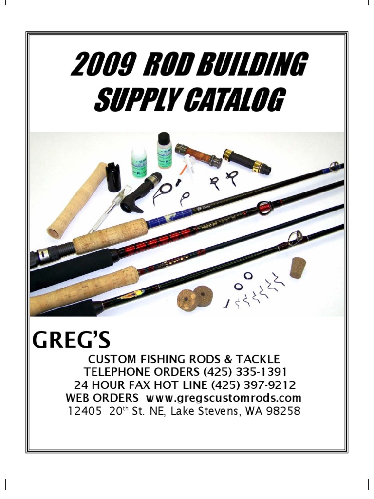 2009 Rod Building Fishing Rod Fishing Equipment