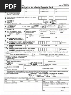 Social Security Application