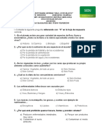 Examen de Biología para Secundaria con Preguntas sobre Especies, Ecosistemas y la Teoría de la Evolución