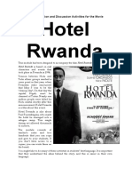 Hotel Rwanda Comprehension and Discussion Activities