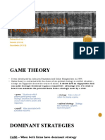 GAME THEORY (Oligopoly)