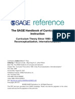 Curriculum Theory Since 1950 Crisis, Reconceptualización and Internalization