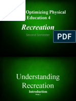 Health Optimizing Physical Education 4: Recreation