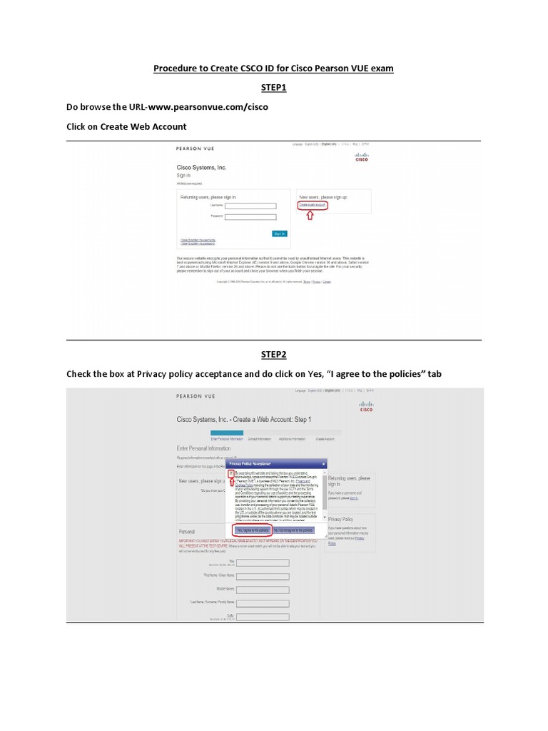 Pearson Vue Cisco