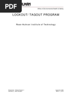 Toolbox Talks Lockout Tagout Awareness English | PDF | Safety | Working ...