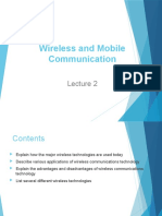 Wireless and Mobile Communication Lecture 2: Major Technologies