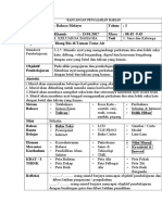 Standard Pembelajaran: Rancangan Pengajaran Harian