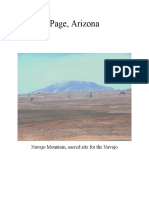 Page, Arizona: Navajo Mountain, Sacred Site For The Navajo