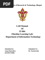 ML Lab Manual Arpan