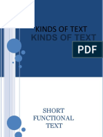 kinds of text