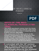 Arts of Neoclassical Period