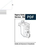 Penlon Sigma Delta Vaporizer - Service Manual