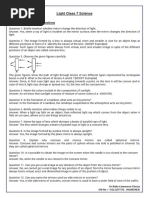 Light Class 7 Science Chapter 15