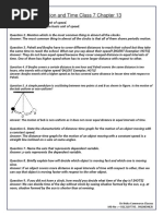 Motion and Time Class 7 Chapter 13