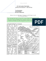 Sedimentary Environments of Alluvial Fans