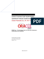 Oracle Financial Questionnaire
