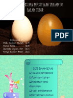 PERUBAHAN FISIK TELUR DALAM OSMOSIS DAN DIFUSI