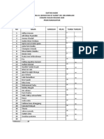 Daftar Hadir