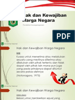 Hak Dan Kewajiban Warga Negara