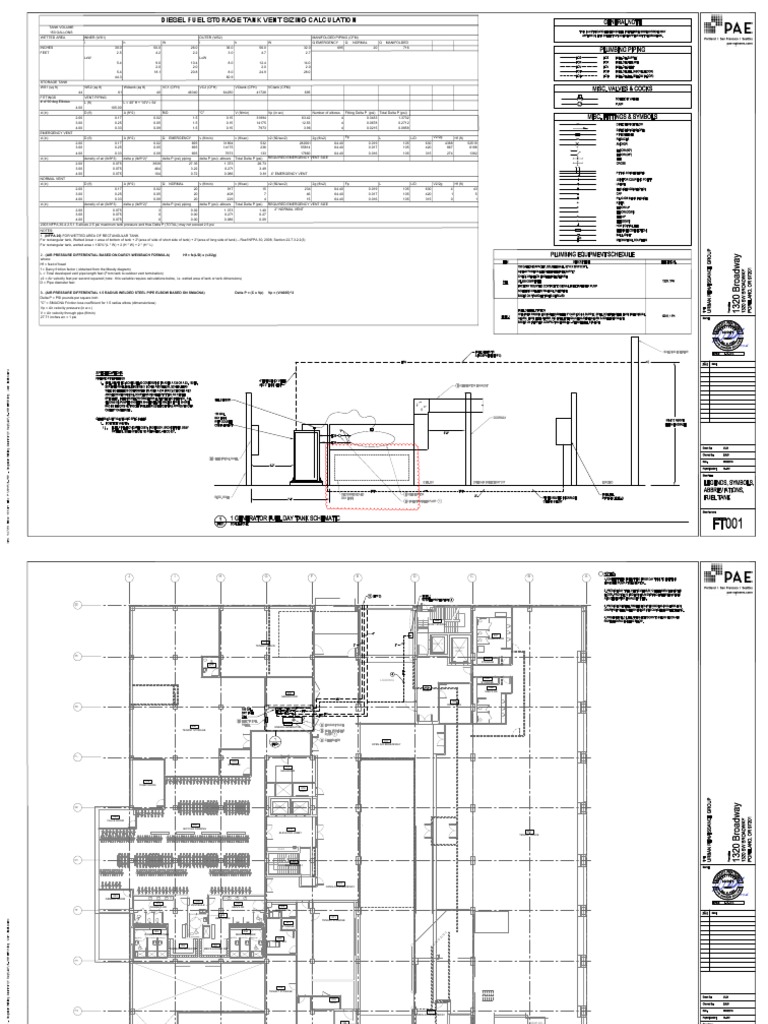 Diesel Fuel Storage Tank Vent Sizing Calculation Download Free PDF