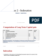 Capital Gains - Indexation