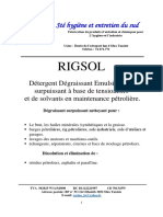 Rig Sol Fiche Technique Et MSDS