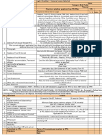 Y / N Sales CPA SR.N O. Documents Check List For Login