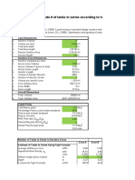 Calculating Number of Tanks in Series for Activated Sludge Aeration Tanks