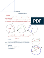 7 - Breviar Unghi Inscris in Cerc