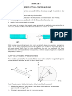 Module 5 Torsion of Non Circular Bars