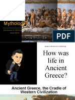 Lesson 1 - Introduction To Mythology