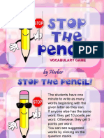 Stop The Pencil