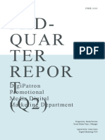 Mid-Quar Ter Repor T (Q2) : Digipatron Promotional Media Digital Marketing Department
