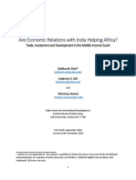 Are Economic Relations With India Helping Africa?: Trade, Investment and Development in The Middle-Income South
