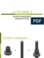 Outcome 9. Interchangeable Manufacture