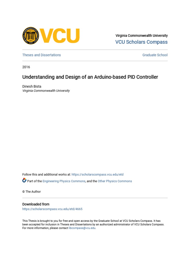 Understanding and Design of An Arduino-Based PID Controller | PDF ...