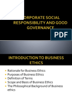 FINALS Corporate Social Responsibility and Good Governance