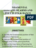 FUNDAMENTAL POSITION OF ARMS AND FEET IN FOLK ppt