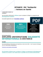 Formation Formation Distance Du Solidarit Internationale Actions en Sant Humanitaire