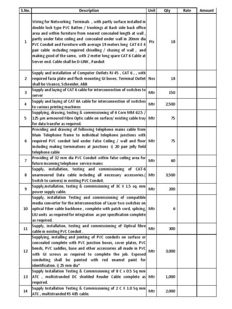 Cables Telecom Cables Pdf Equipment Electrical Engineering