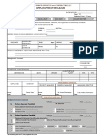 Form - Leave Application Rev10