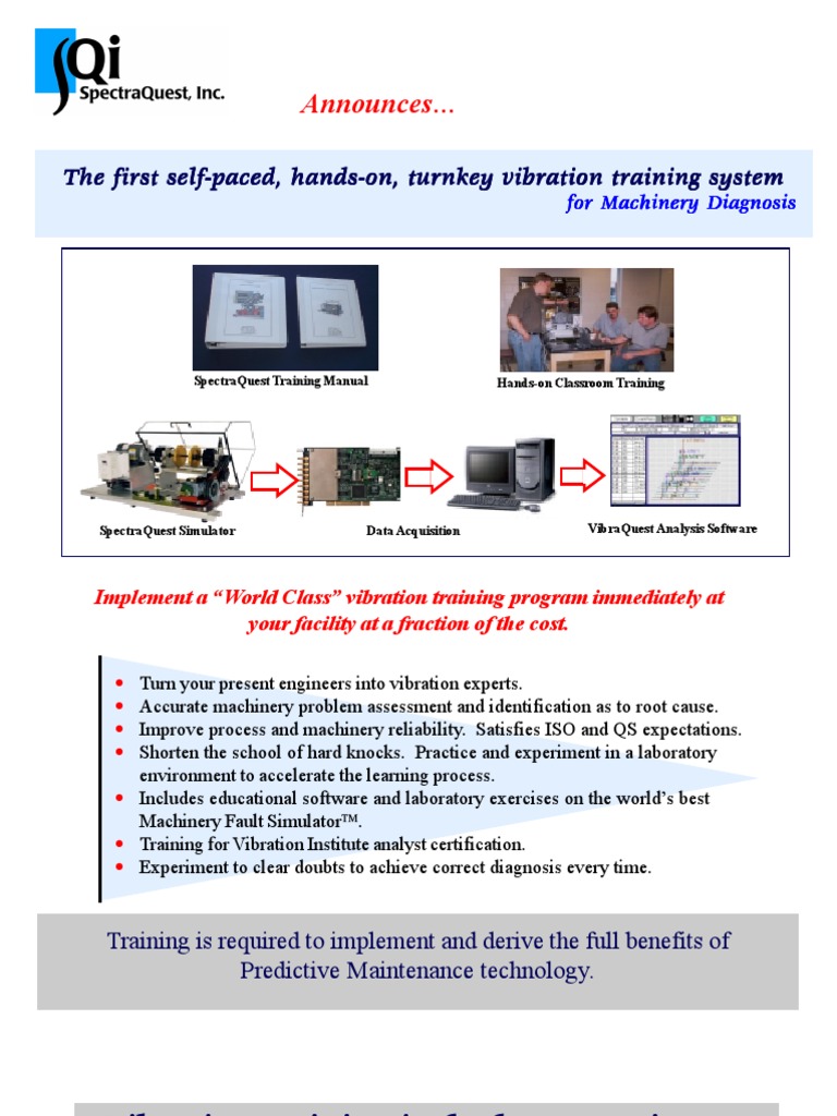 Turnkey Vibration Training System | PDF | Reliability Engineering ...