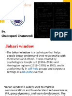 Johari Window: By, Chakrapani Chaturvedi