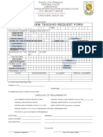 PNP Lost Firearm Form